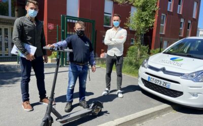 A Reims, une entreprise offre des trottinettes électriques à ses salariés